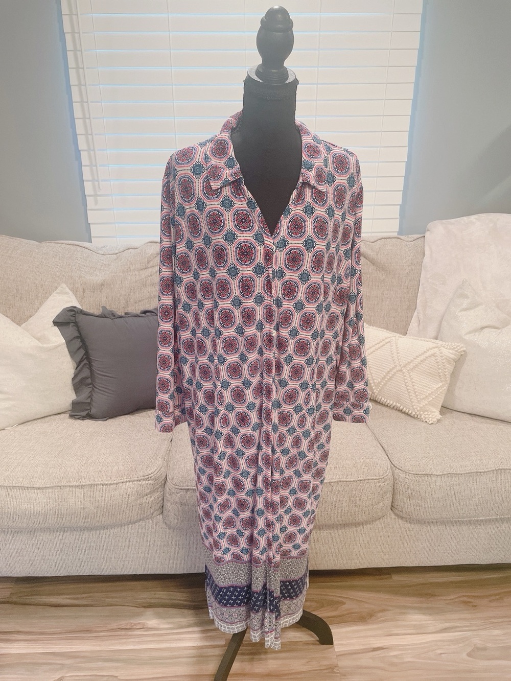 Chico's Button Down Dress Size 4 (20-22)